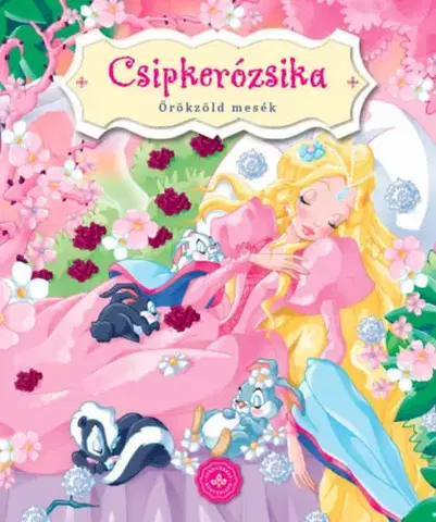 Leporelá, krabičky, puzzle knihy Csipkerózsika - Örökzöld mesék