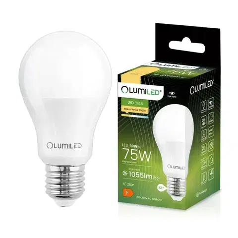 Žiarovky E27 Žiarovka LED A60 10W 75W E27 1055LM 3000K