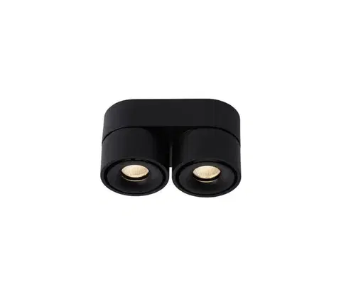 Svietidlá Lucide 35911/16/30 - LED Stmievateľné bodové svietidlo YUMIKO 2xLED/8W/230V čierna 35911/16/30