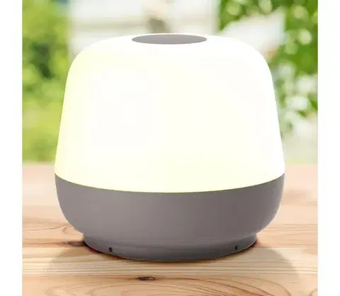 Lampy  LED Stmievateľná stolná lampa SAMBA LED/1,2W/5V USB 1200 mAh IP44 šedá 329394