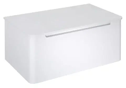 Kúpeľňový nábytok SAPHO - KERALA umývadlová skrinka 80x35x47,5cm, 1x zásuvka, biela lesk KR080-3030