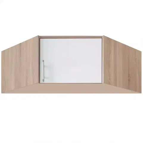 Nadstavce na skrine Nadstavec na skriňu Smart  SRN4 95 cm dub sonoma/biela