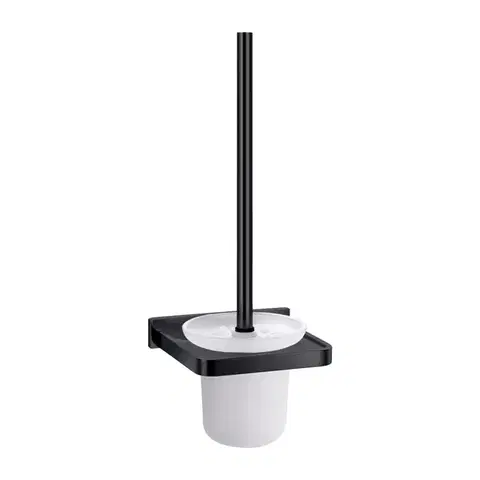 Doplnky do kúpeľne OMNIRES - DARLING WC kefa čierna /BLH/ DA70620BL