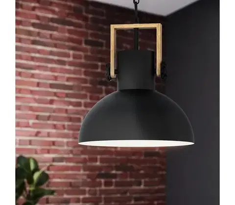 Svietidlá Eglo 43162 - Luster na reťazi LUBENHAM 1xE27/28W/230V 43162