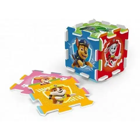 Puzzle Penové puzzle Paw Patrol, 32x32x1cm 8 ks vo fólii