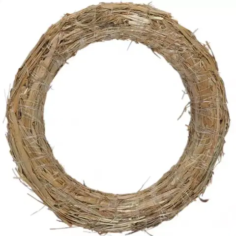 Bytové dekorácie Kruh aranžovací slamový d25/4cm