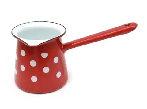 Hrnčeky a šálky Kinekus Džezva 250ml smalt, dekor Bodky