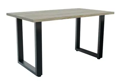 Jedálenské stoly VERDY 160 jedálenský stôl, dub Craft šedý
