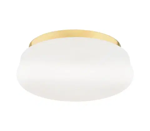 Svietidlá Argon 6142 - Stropné svietidlo OMBRA 3xE27/15W/230V zlatá/biela 6142