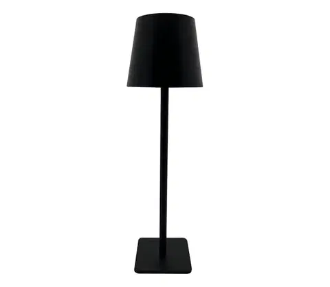 Lampy  LED stmievateľná dotyková stolná lampa LED/5W/5V USB 1200 mAh čierna 034 0001066