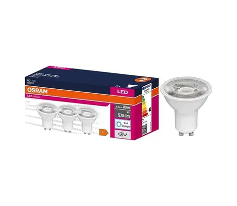 Žiarovky Sada 3x LED reflektorových žiaroviek PAR16 GU10/6,9W/230V 6500K 60° - Osram 4058075600270