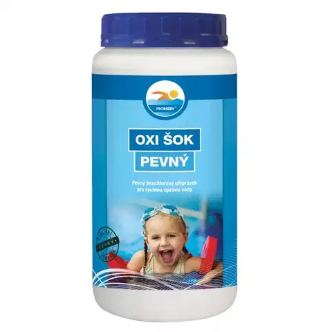 Aktívny kyslík do bazénu Oxi šok pevný 1,2 kg