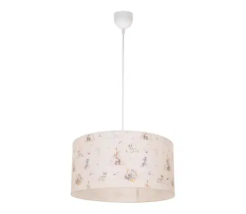 Svietidlá  Detský luster KIDS ROOM 1xE27/60W/230V pr. 40 cm zvieratká H0942