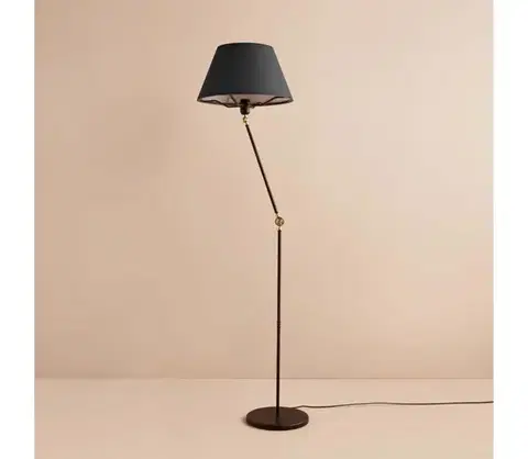 Lampy  Flexibilná stojaca lampa AYD 1xE27/40W/230V čierna 780SGN3526