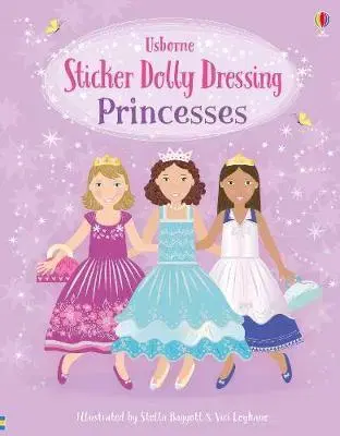 V cudzom jazyku Sticker Dolly Dressing Princesses - Fiona Watt