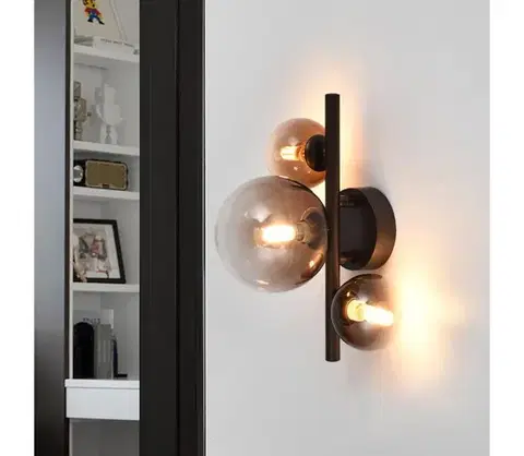Svietidlá BRILAGI - LED nástenné svietidlo MILLA 3xG9/3W/230V hnedá/dymovo-hnedá 4010-3CC