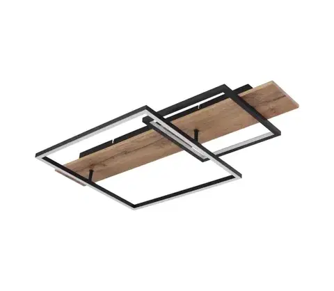 Svietidlá Globo 67289D1 - LED Stropné svietidlo VANNI LED/24W/230V hnedá/čierna 67289D1