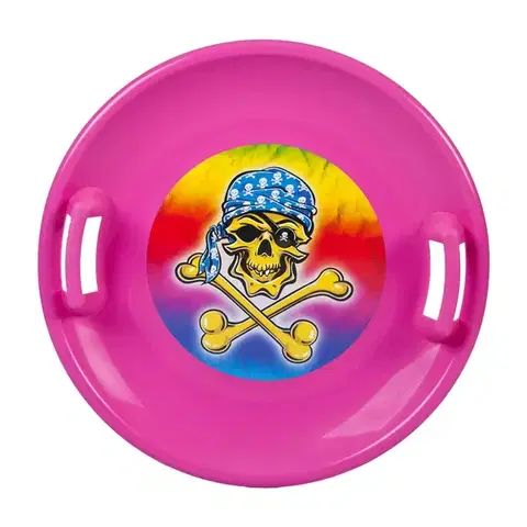 Detské boby a sane Tanier na sneh STT ružová pirate