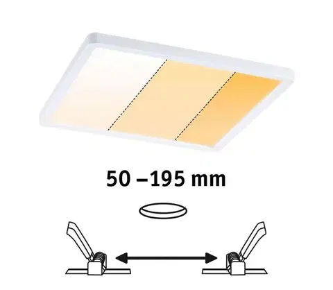 Svietidlá Paulmann 92994 -LED/16W IP44 Stmievateľné kúpeľňové zapustené svietidlo VARIFIT 230V 92994