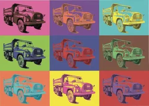 1000 dielikov Dino Toys Puzzle Tatra 1000 pop art Dino