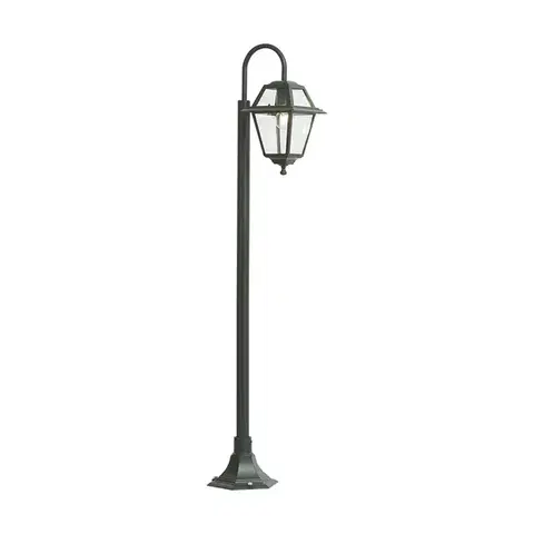 Vonkajšie svietidlá Klasická vonkajšia lampa tmavozelená 135 cm IP44 - Berta