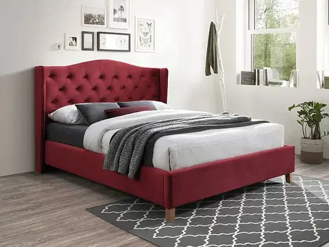 Postele Posteľ ASPEN VELVET 160 Signal
