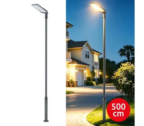Záhradné lampy BRILAGI-LED vonkajšia lampa so stĺpom a káblom 5 m URBANLIGHT LED/200W/230V antracit IP65 BG4772+BG3824