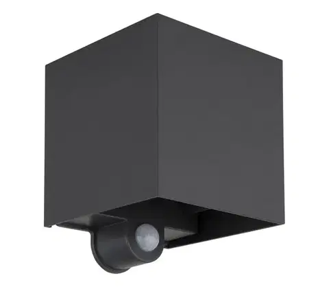 Svietidlá Globo 34168S - LED vonkajšie nástenné svietidlo so senzorom VERONIKA 2xLED/3W/230V IP54 34168S
