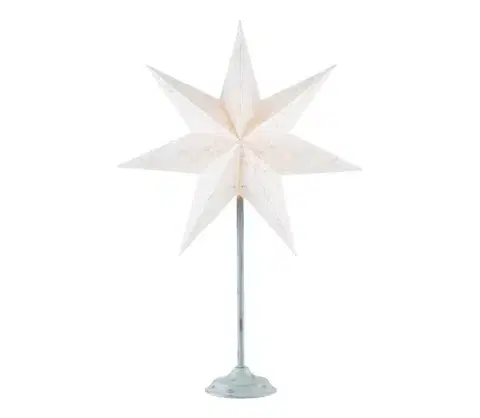 Vianočné dekorácie Markslöjd 700119 - Vianočná dekorácia ARATORP 1xE14/25W/230V biela 700119