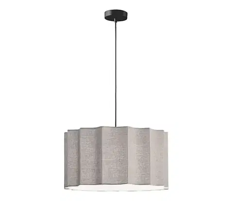 Svietidlá Viokef Lighting Závesný luster na lanku WAVY 1xE27/14W/230V sivý 4349901