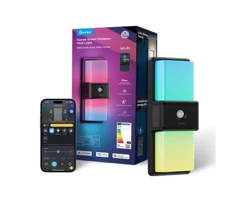 Svietidlá Govee - LED RGBIC stmievateľné vonkajšie svietidlo LED/230V IP65 2700-6500K Wi-Fi H7078CD1