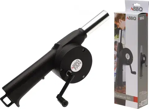 Grilovacie náradie MAKRO - Ventilátor na gril čierny