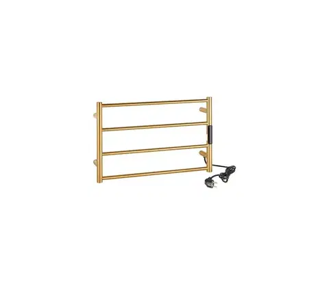 Svietidlá BEMETA Elektrický sušiak na uteráky 56x37 cm 36W nerez/zlatá 704153085
