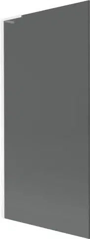 Sprchové dvere MEXEN/S - Next L vaňová zástena FIX 90 x 150, grafit, biela 895-090-000-03-40-20