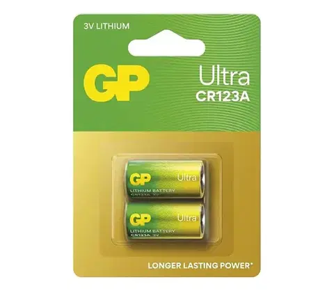 Predlžovacie káble Lítiová batéria CR123A GP LITHIUM 3V/1400 mAh B15012U
