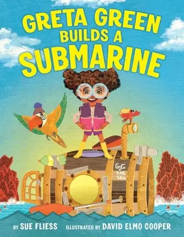 Leporelá, krabičky, puzzle knihy Greta Green Builds a Submarine - Sue Fliess