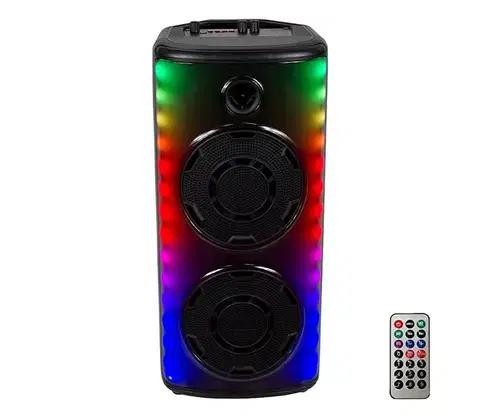 Predlžovacie káble  LED RGB Nabíjací reproduktor s mikrófonom 600W/2400 mAh 7677