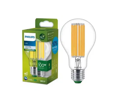 LED osvetlenie LED žiarovka ULTRAEFFICIENT FILAMENT Philips A60 E27/7,3W/230V 4000K 8720169188051