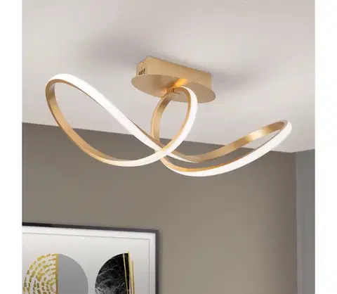 Svietidlá Orion DL 7-694 - LED Stmievateľný prisadený luster CIRCUS LED/30W/230V zlatá DL 7-694 MS-matt