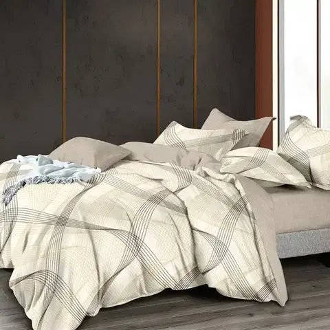 Posteľná bielizeň z mikrovlákna Obliečky z mikrovlákna ALBS-7372 160x200 Lasher
