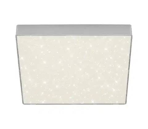 Svietidlá Briloner 7078-414 - LED Stropné svietidlo STAR SKY LED/21W/230V 28x28 cm strieborná 7078-414