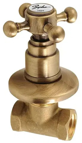 Kúpeľňové batérie SAPHO - ANTEA podomietkový ventil, teplá, bronz 3056H
