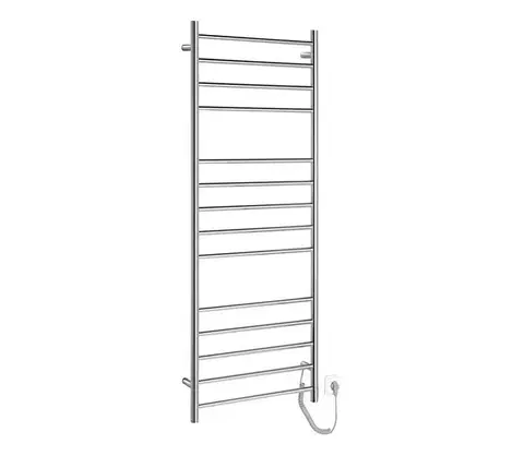 Svietidlá Sapho - Elektrický sušiak na uteráky REDONDO 130W 150x60 cm lesklý chróm guľatý ER250V