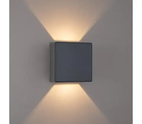 Svietidlá BRILAGI - LED Vonkajšie nástenné svietidlo DOUBLERAY LED/6W/230V antracit IP54 BRI650