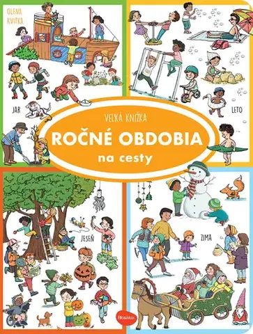 Leporelá, krabičky, puzzle knihy Na cesty – Veľká knižka ROČNÉ OBDOBIA - Olena Kvitka
