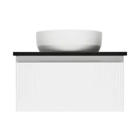 Kúpeľňový nábytok Kúpeľňová skrinka so žulovou doskou SAT Evolution 58x30x44, 8 cm biela mat SATEVO60WMZ SATEVO60WMZ