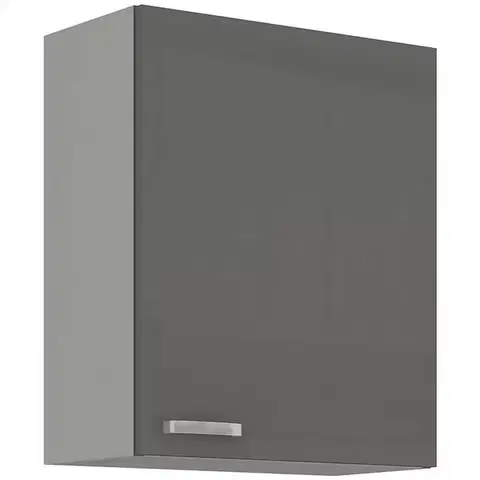Kuchynské skrinky visiace Skrinka do kuchyne GREY 60G-72 1F