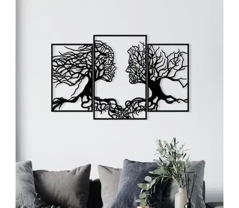 Obrazy  Nástenná dekorácia 116x71 cm strom života kov 279ENZ1114