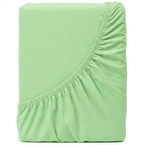Plachty 4Home jersey prestieradlo Ideál zelená, 160 x 200 cm