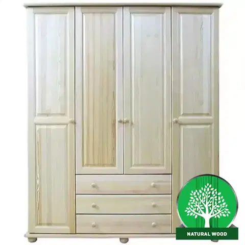 Šatníkové skrine Skriňa 45A borovice 165X60X195